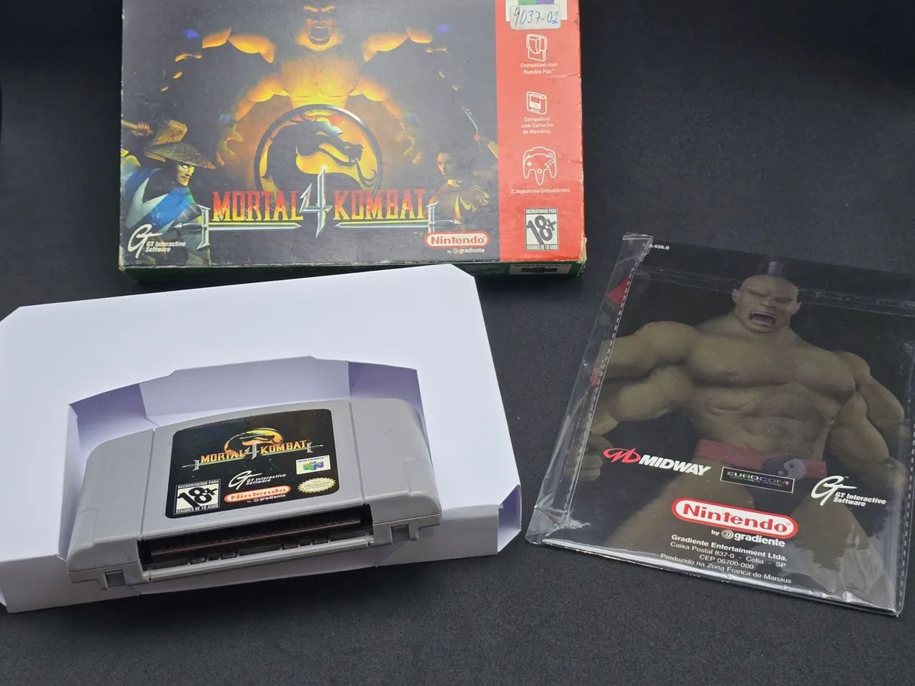 Mortal Kombat 4 Nintendo 64 GRADIENTE CIB ORIGINAL  - Foto 5