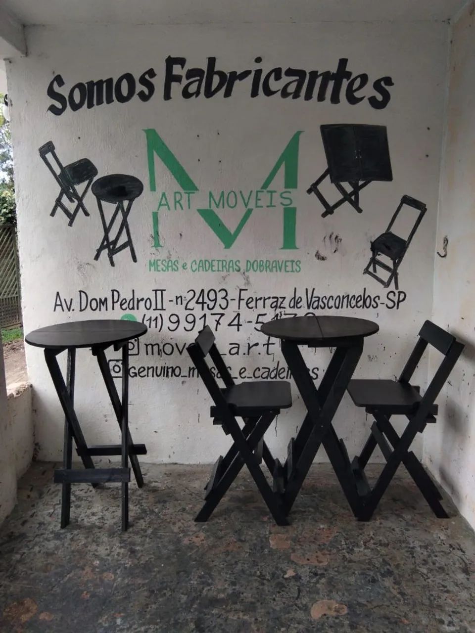 bistros  redondo e cadeiras  - Foto 3