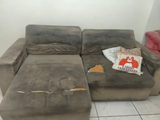 Sofá retratil grande
