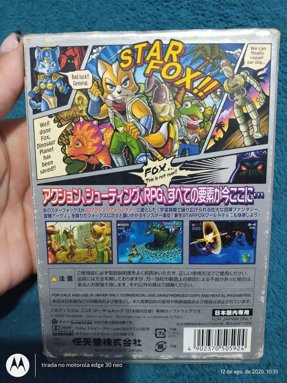 Star Fox original para game cube  - Foto 2
