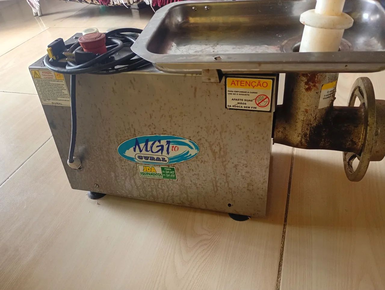 Máquina de moer carne completa 