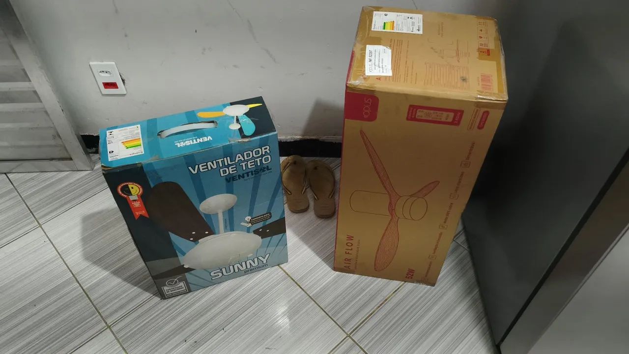 Ventilador de teto lacrado