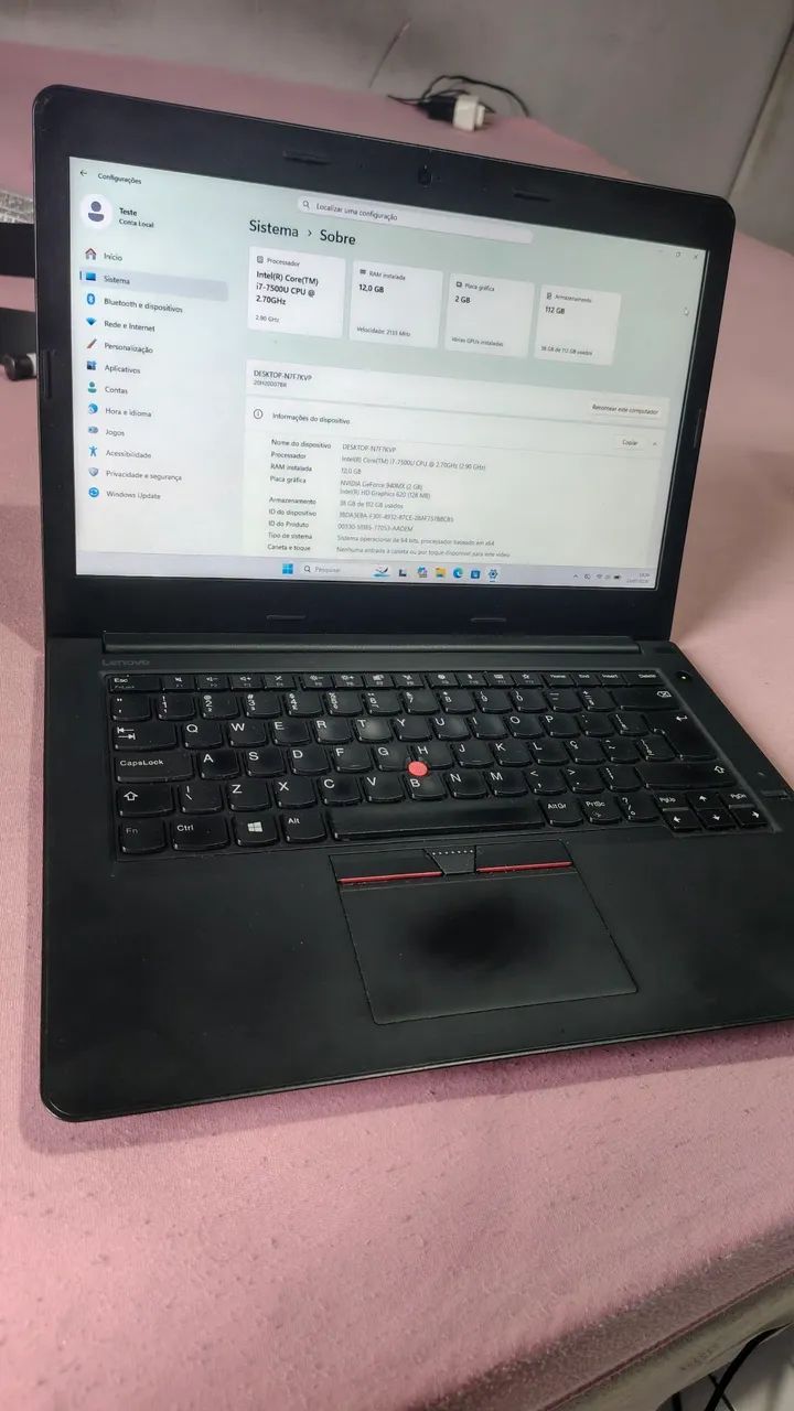 Notebook Thinkpad E470