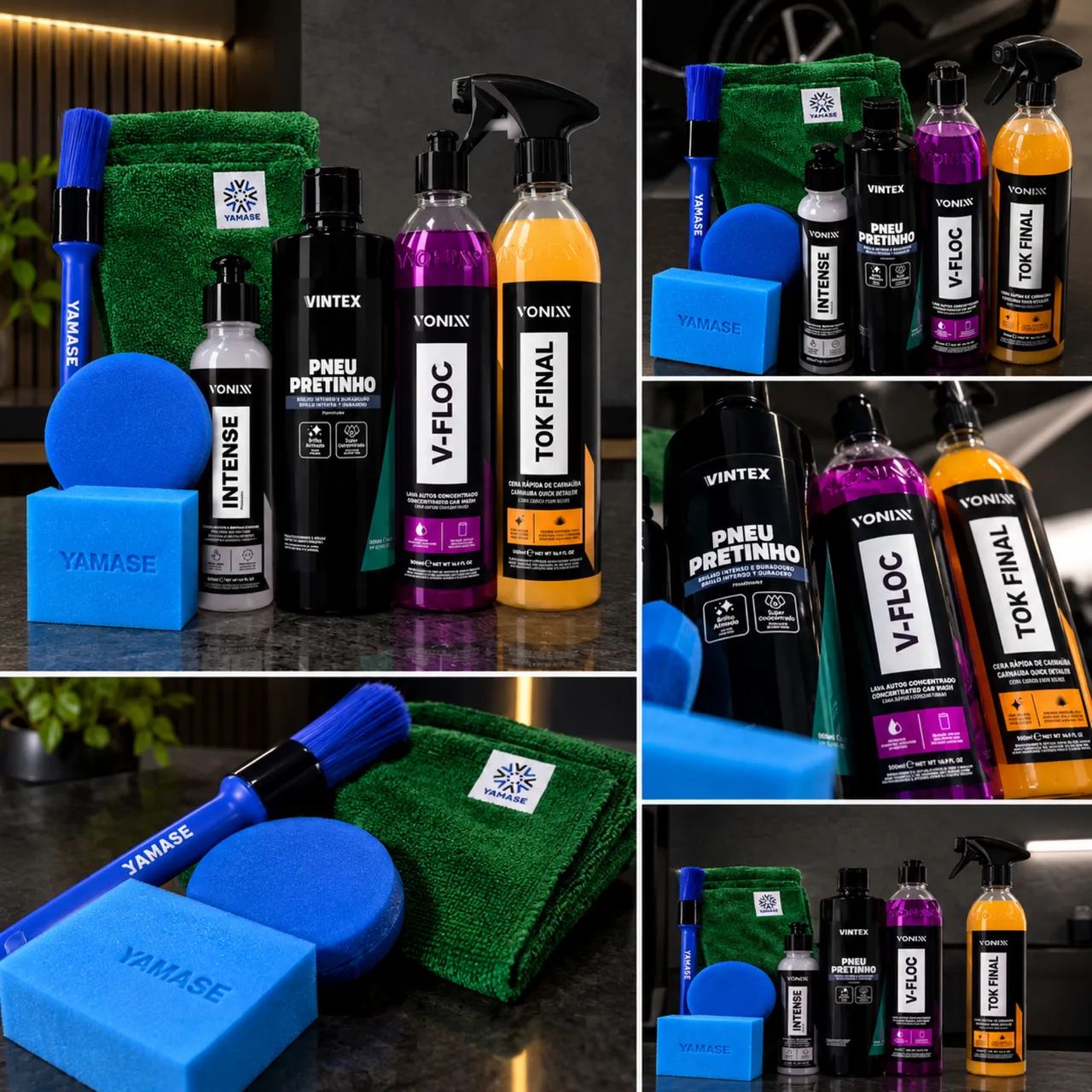KIT COMPLETO DE LIMPEZA AUTOMOTIVA 