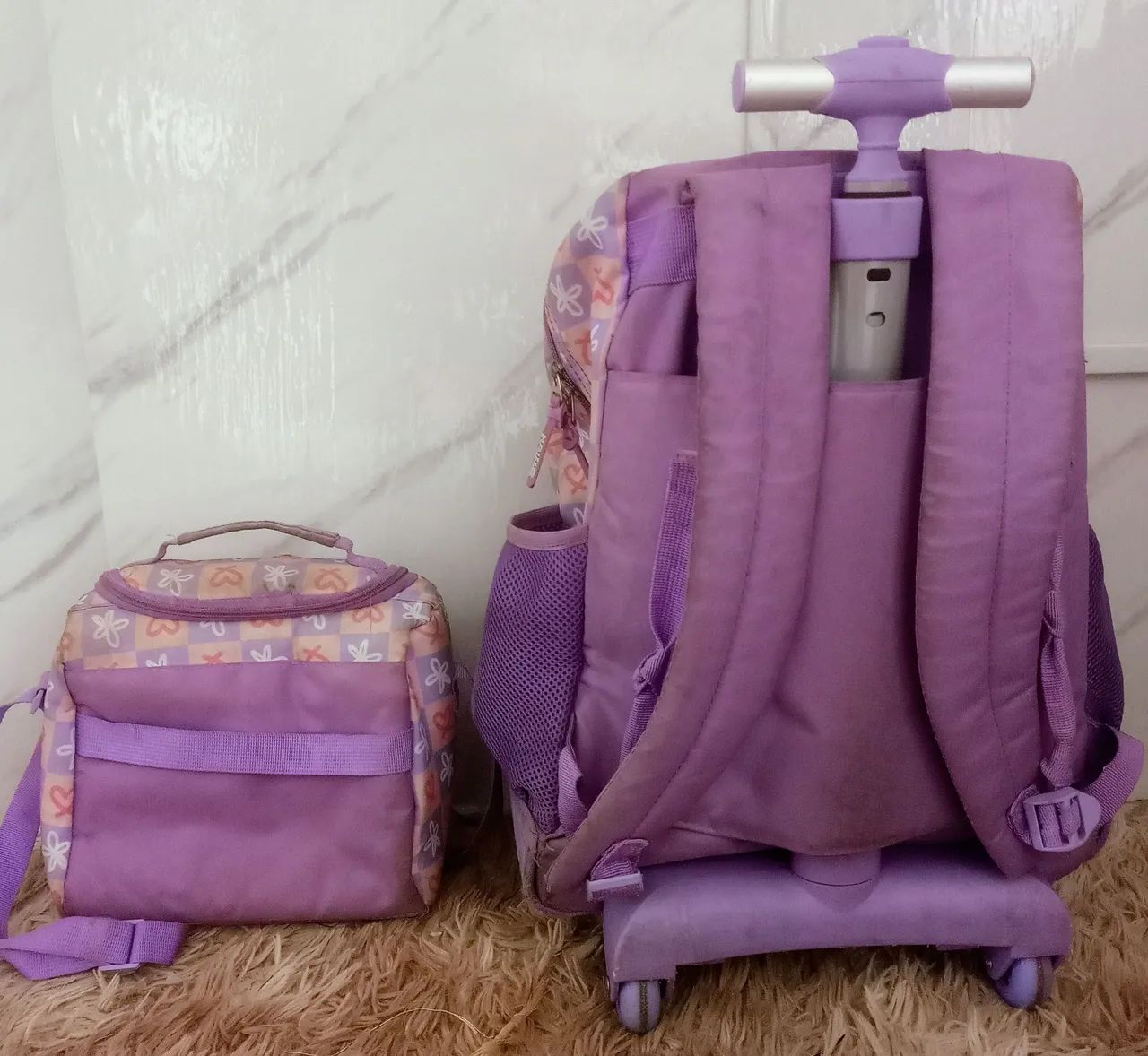 Vendo mochila escolar de carrinho do sticht - Foto 4