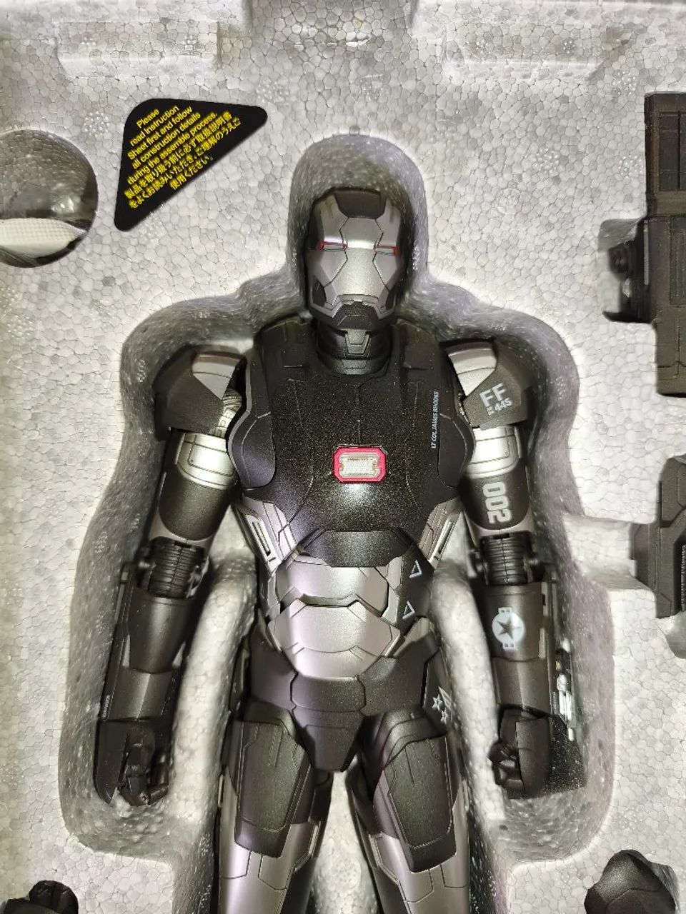 Boneco iron man 3 hottoys Wars machine  - Foto 4
