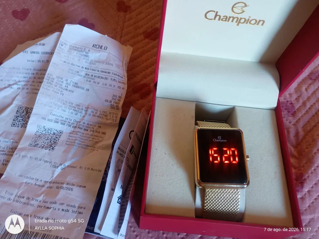 Vendo Relógio Champion Novo - Foto 5