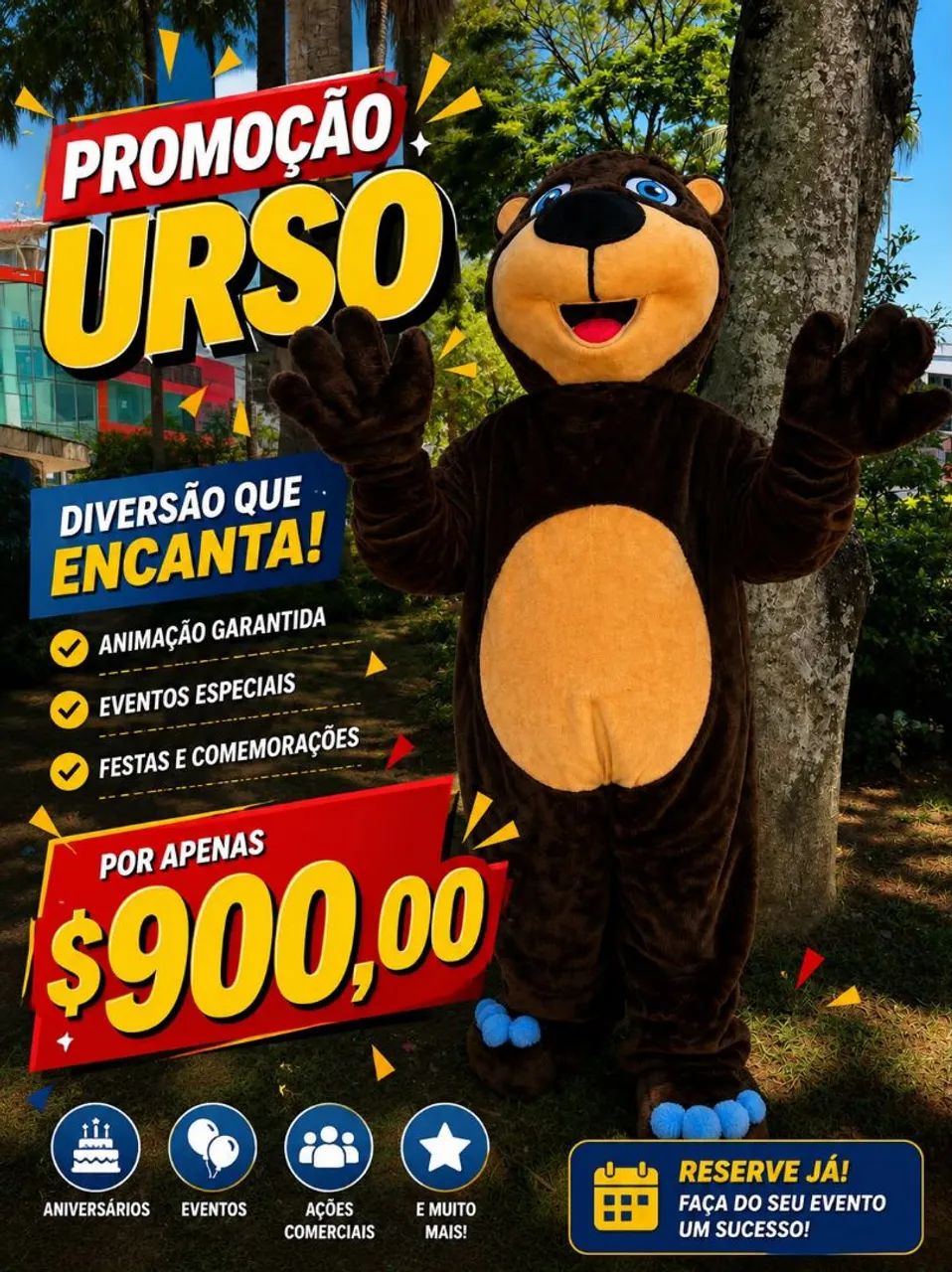 Fantasia de urso - Foto 3