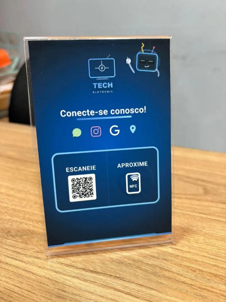 Cartão Avaliações Google NFC e QR Code | Mais Reviews, Mais Clientes - Foto 2