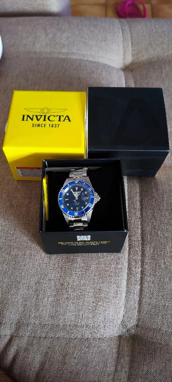 Relógio Invicta Pro diver azul, novo - Foto 3