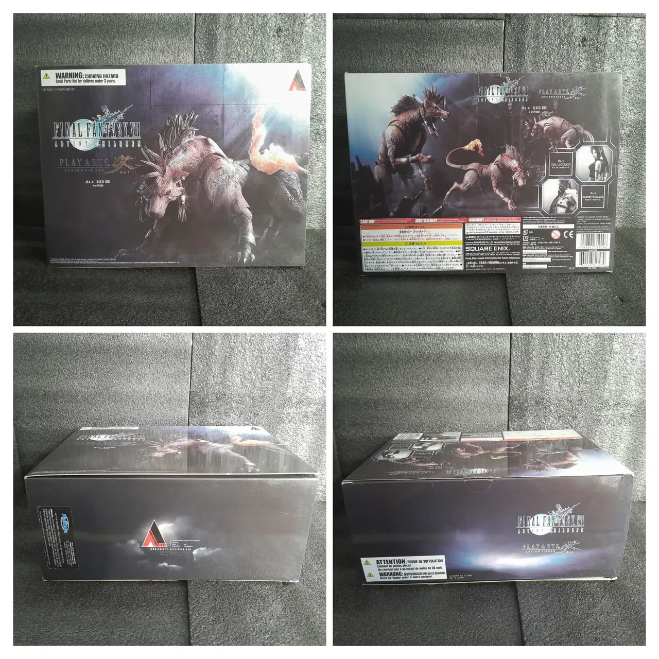 Play Arts Kai Red XIII Final Fantasy 7 Advent children Original Usado - Foto 4