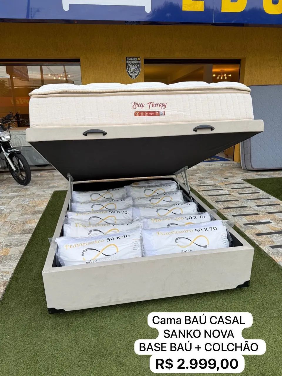 COLCHÃO BAÚ CASAL SANKO NOVA - ENTREGA 