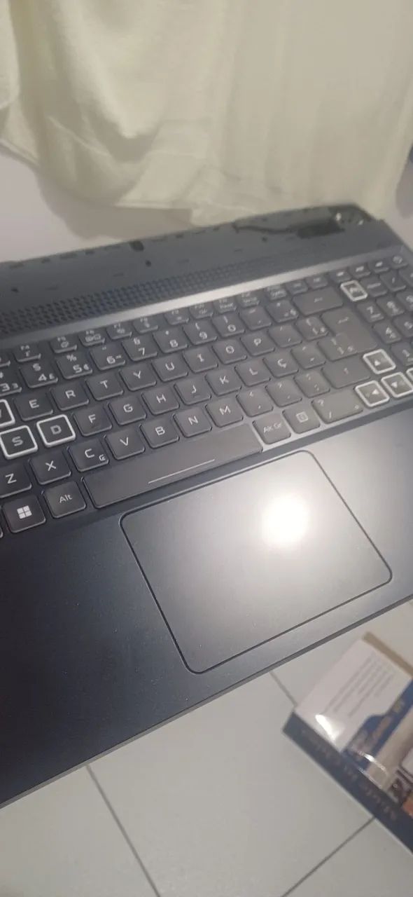 O palmrest do Acer Nitro 5 AN515-58 e AN515-46