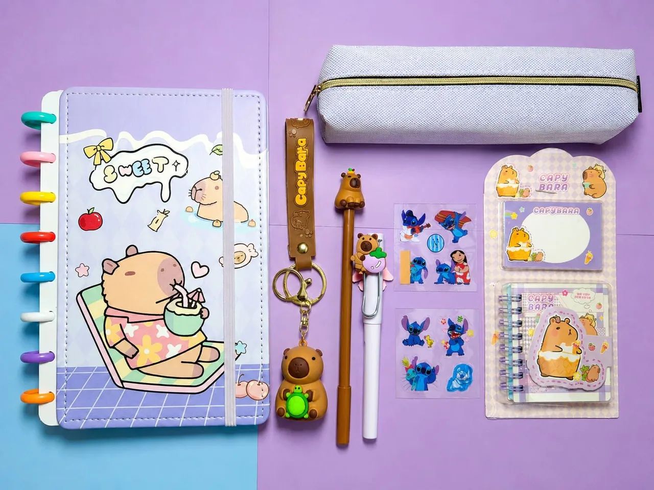 Kit Papelaria Capybara completo - Foto 4