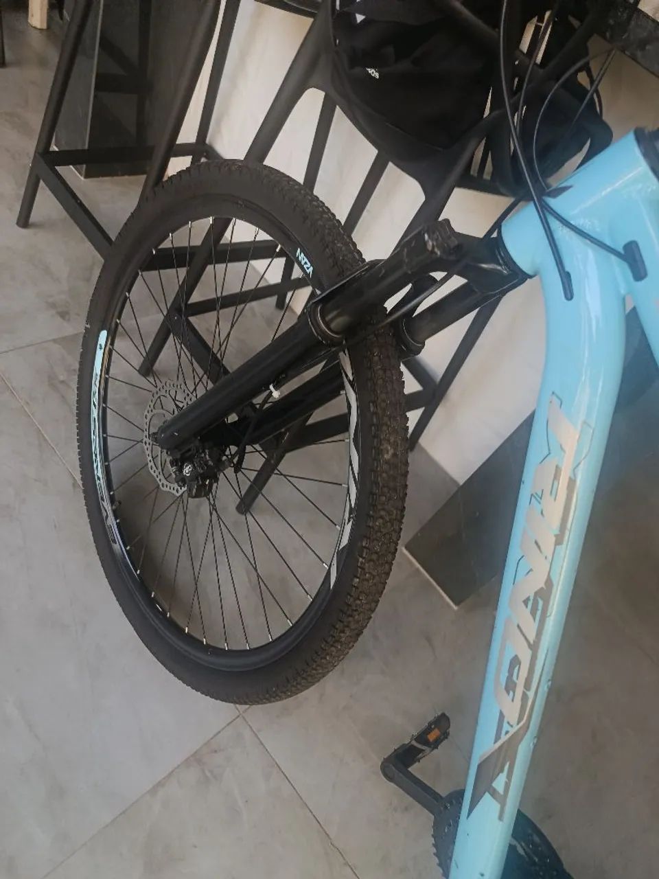 Bicicleta aro 29 usada nova  - Foto 3