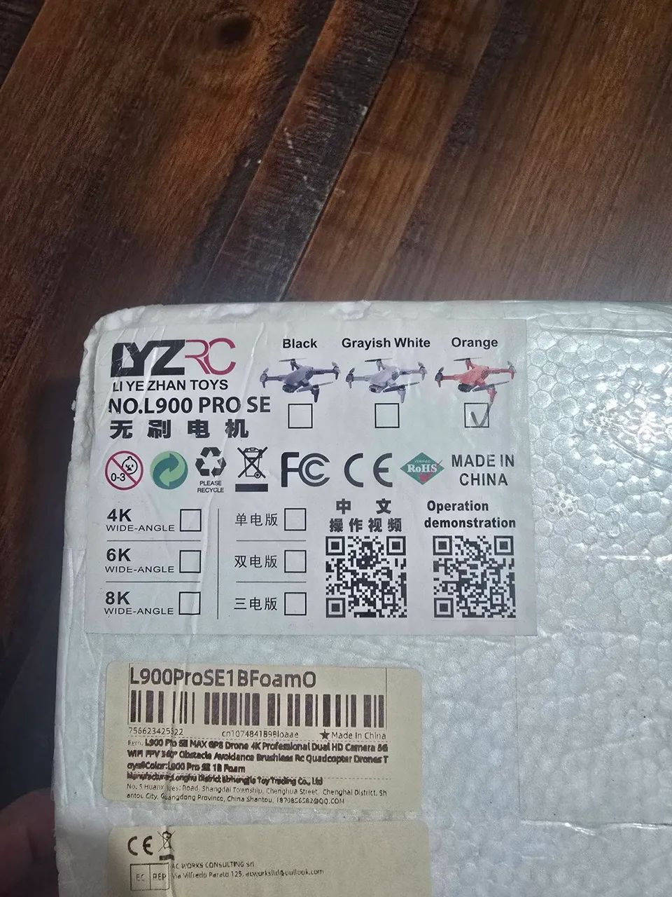 Drone l900 pro