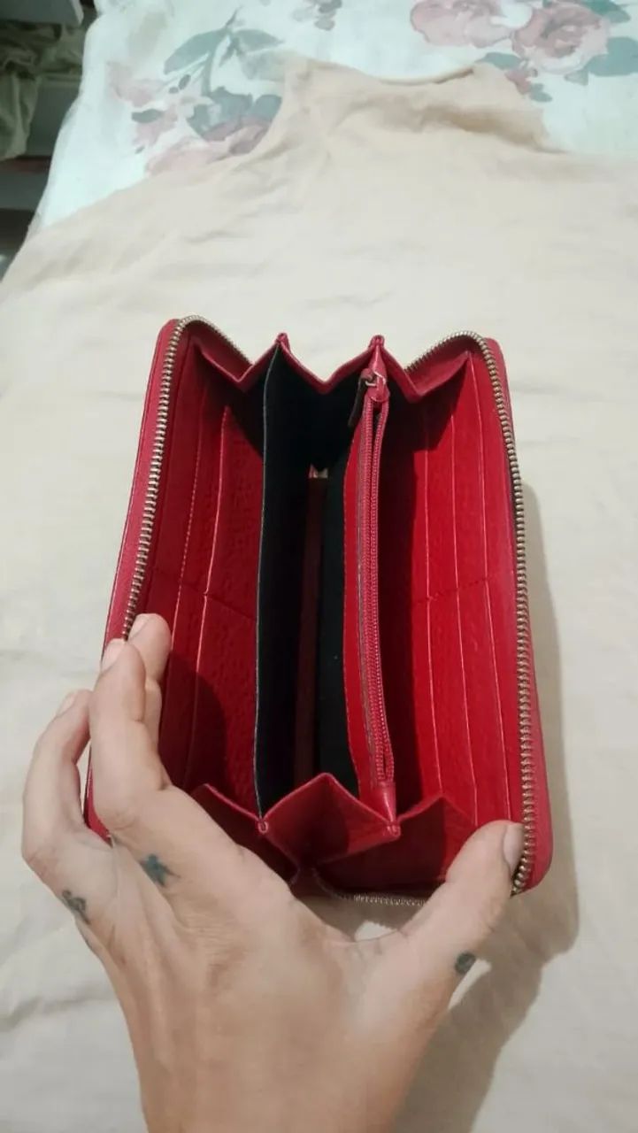 Carteira original Gucci Soho Interlocking G - Acessórios - Caxangá