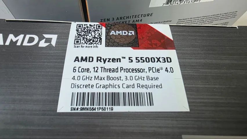 【新品未開封】Ryzen 5 5500X3D +13.8w/mk高性能グリス2g Processador AMD Ryzen 5 5500x3d - Processadores - Ernesto Geisel