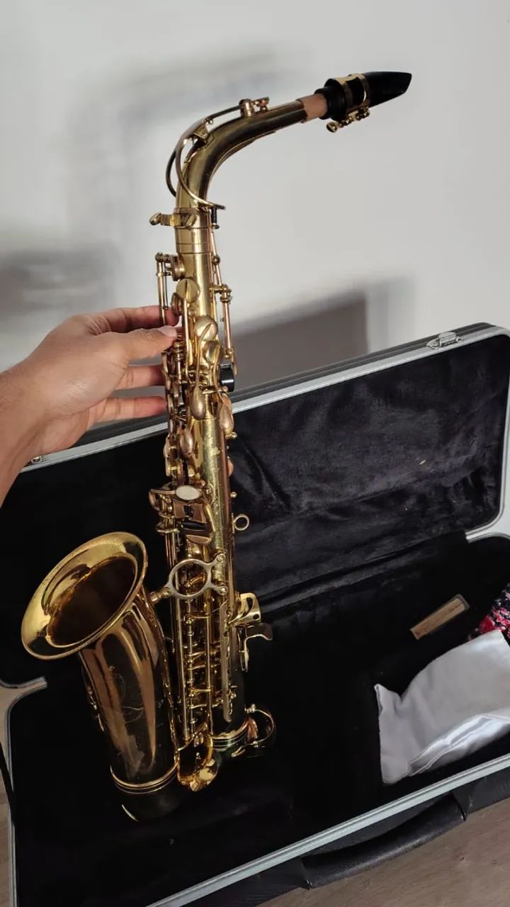 Saxofone Alto Marca Shelter - Foto 4