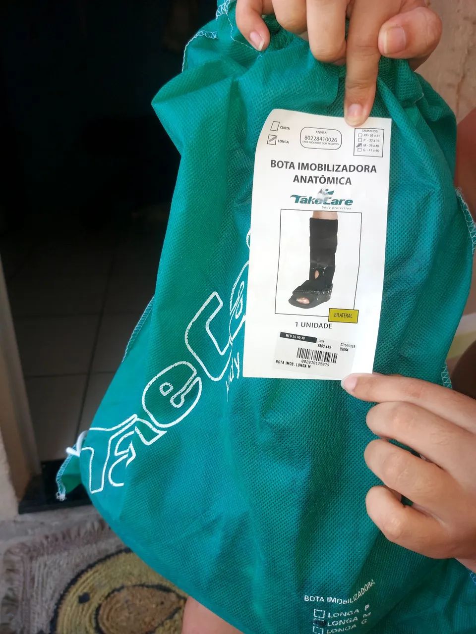 Bota imobilizadora 