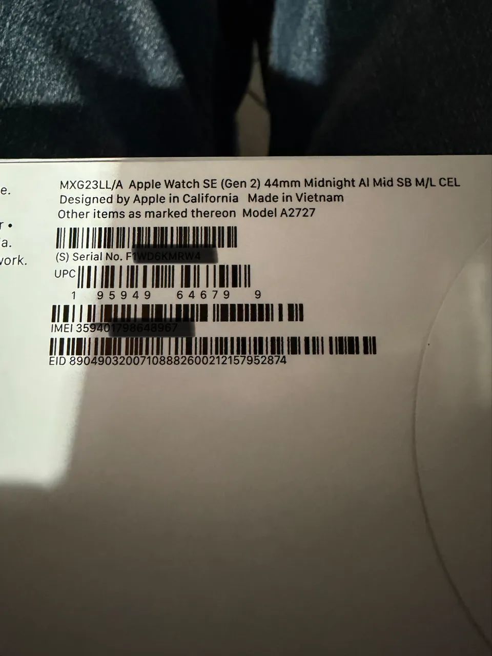 Apple Watch SE (Gen 2) 44mm GPS + CELULAR - Foto 2