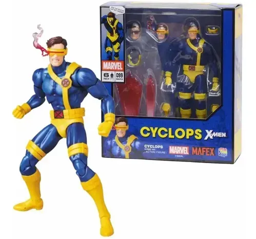 Figura de a ção de Mafex No.099 Cyclops (Comic Ver.) X-Men