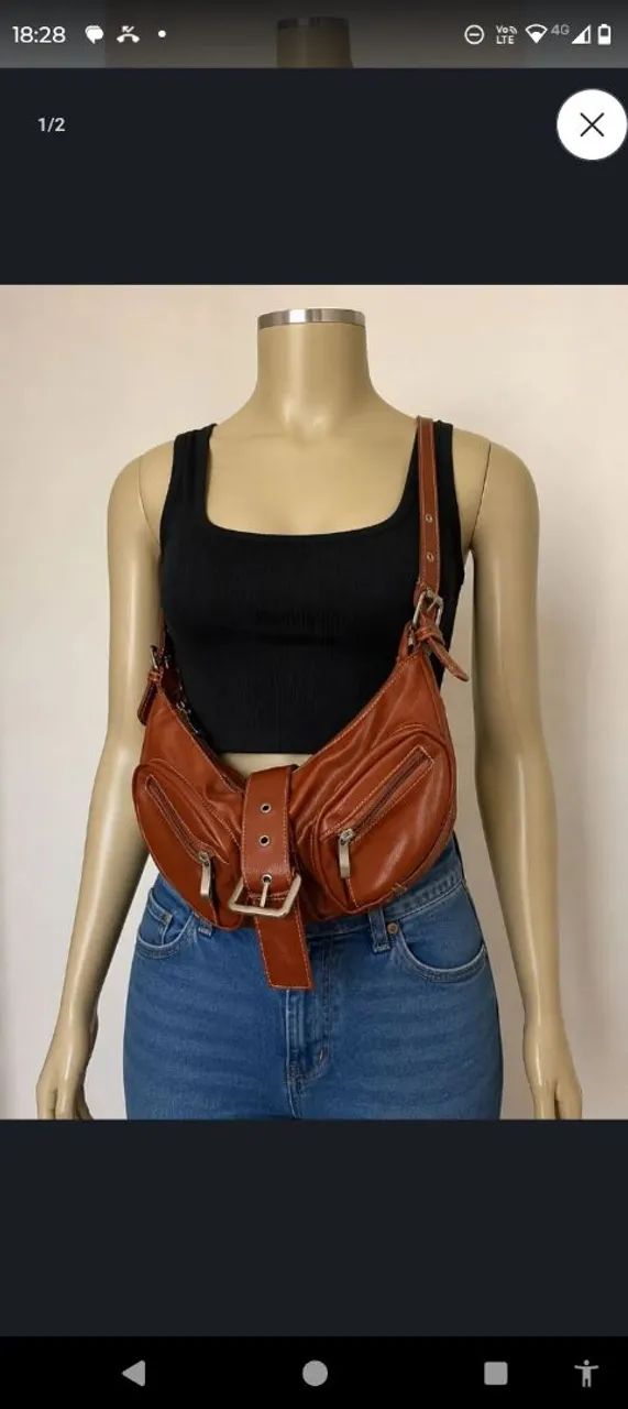 Bolsa caramelo