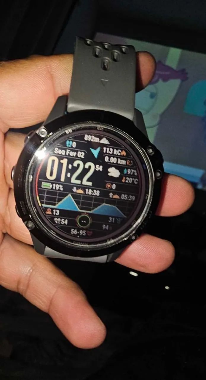 Relógio garmin fênix 6 pro solar  - Foto 3