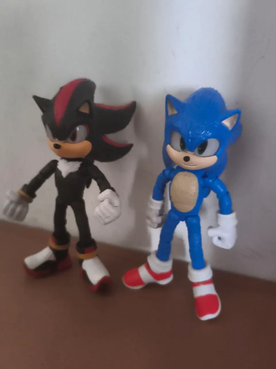 Lote 2 bonecos Sonic e shadow jakks pacific action figure Sonic 3 - Foto 2