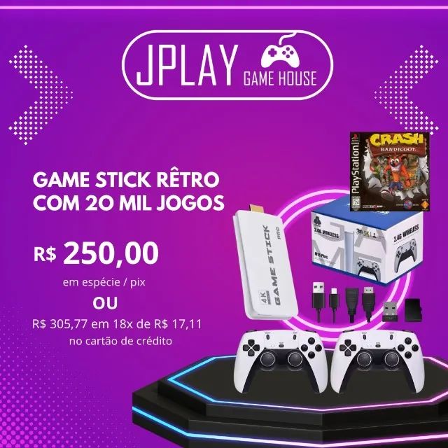Video game com clássicos