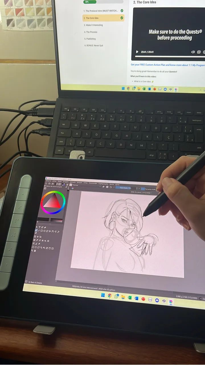 Mesa digitalizadora display XP-PEN