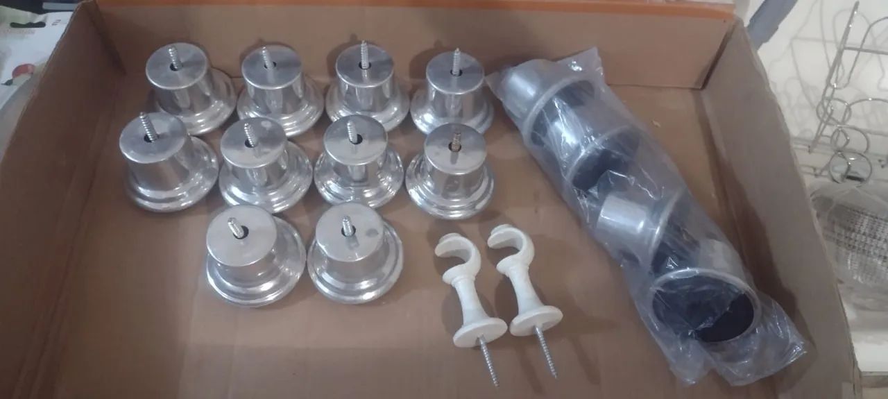 Pés cromados novos  - Foto 3