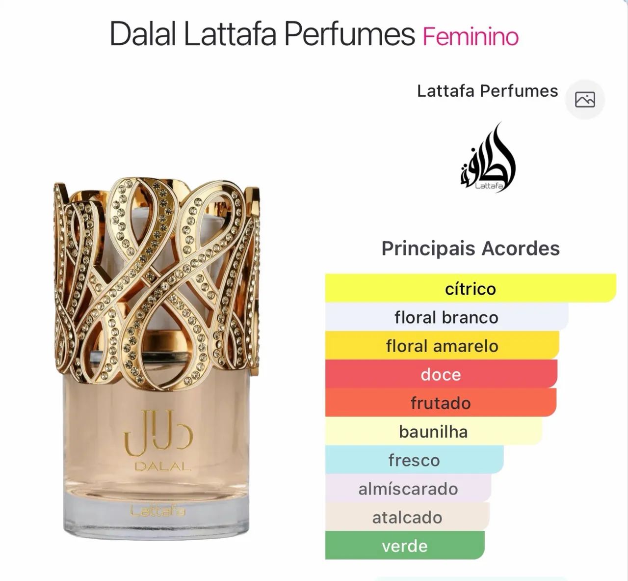 Dalal Lattafa 100ml Eau de Parfum - Foto 2