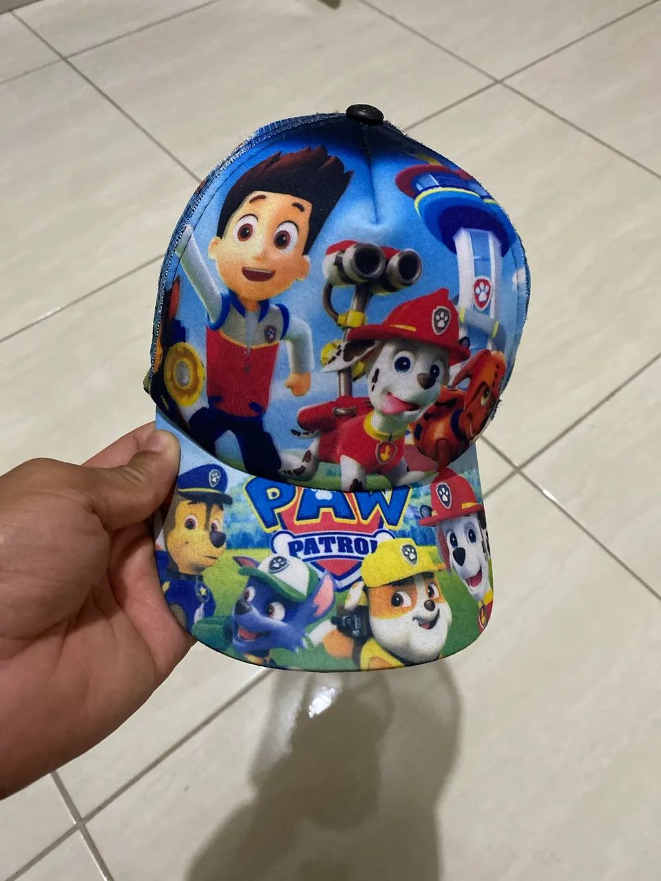 Boné infantil patrulha canina 