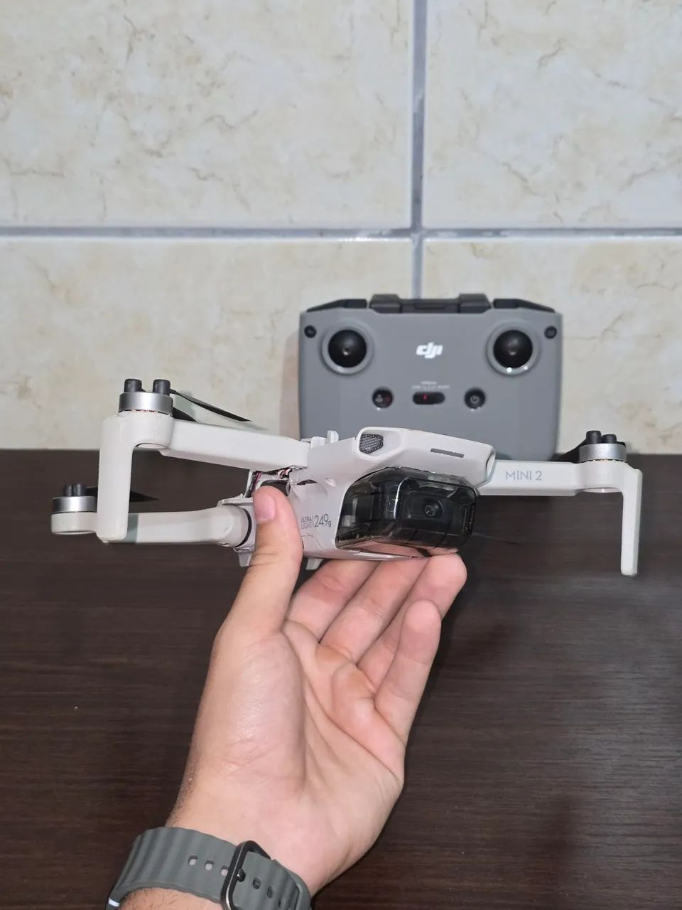 Dji mini 2 + dji-rc-231 RETIRADA DE PEÇAS