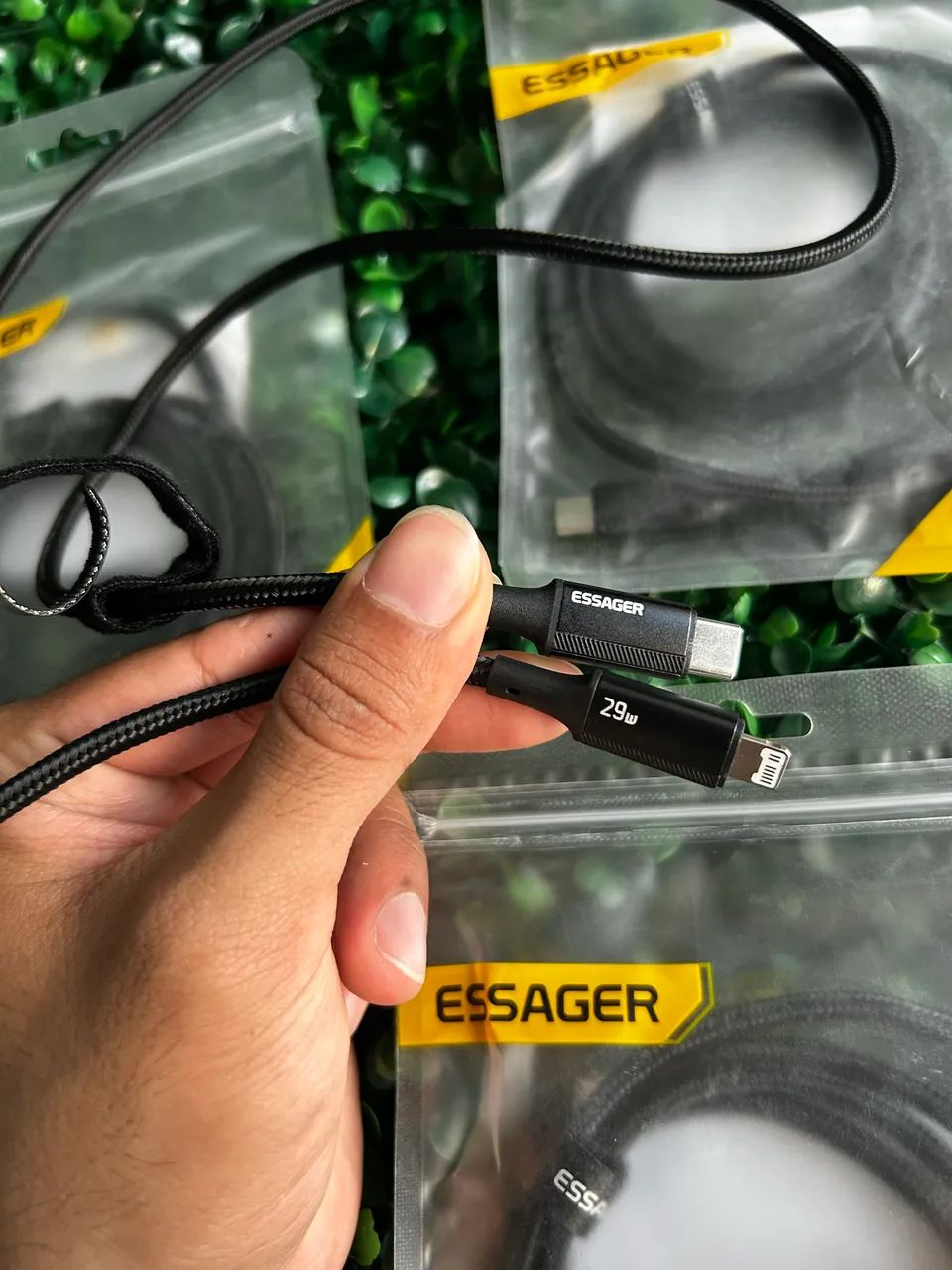 Cabo Essager USB C para Lightning 29W - Foto 4