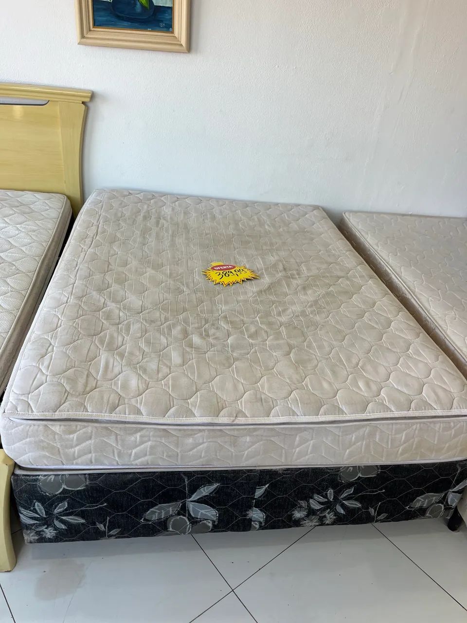 Cama casal box 1,38