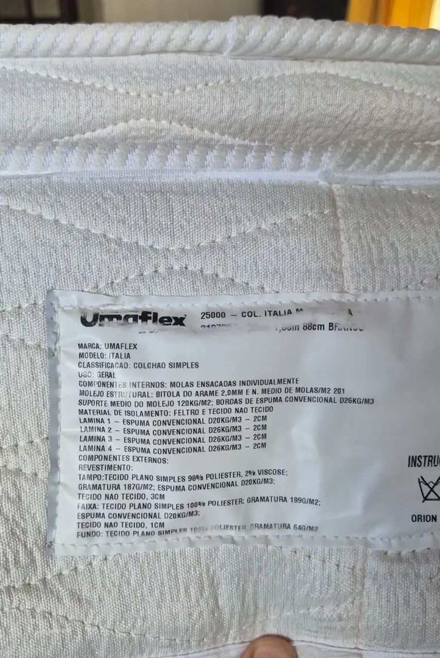 Cama umaflex italia solteiro - Foto 4