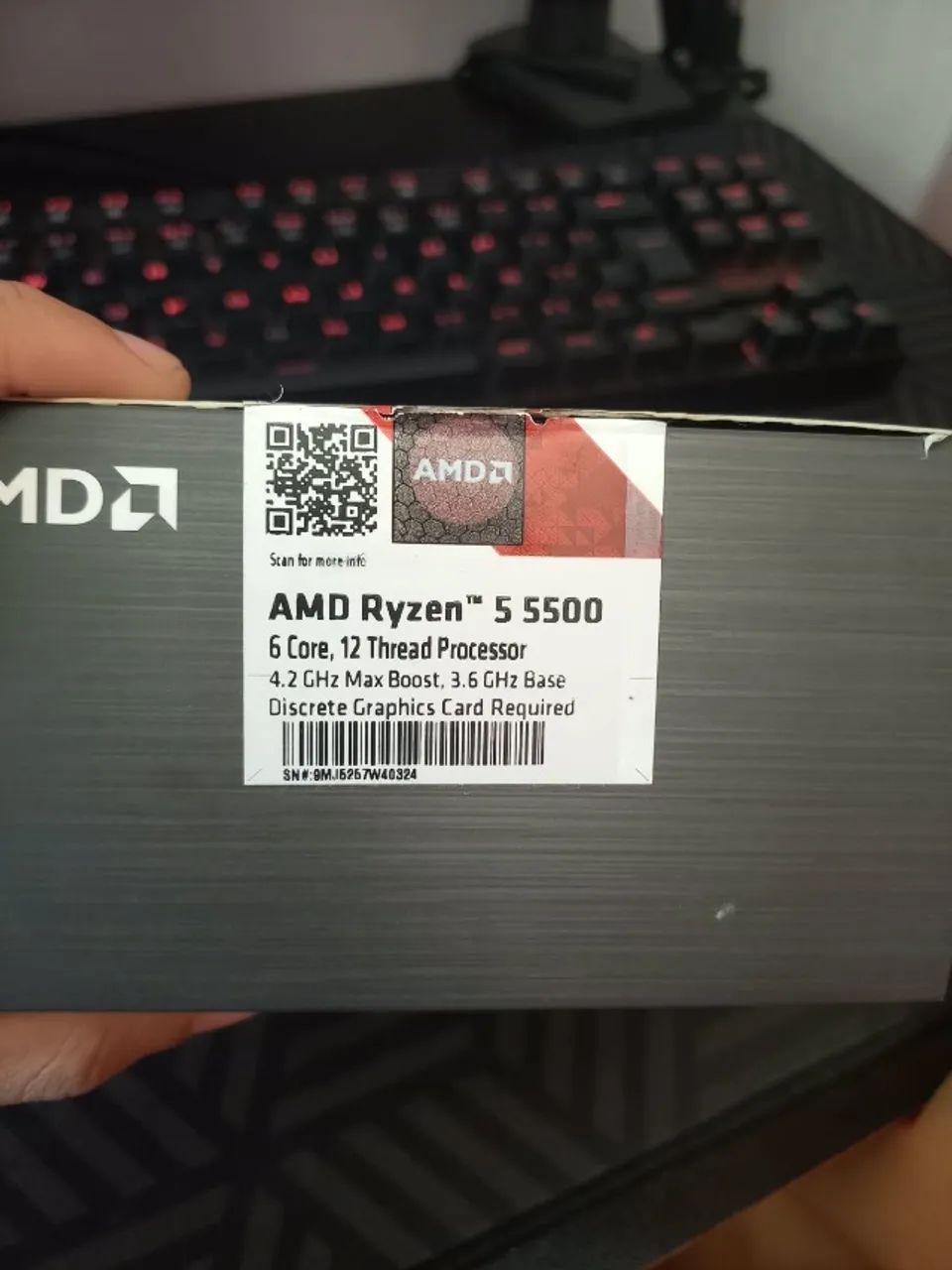 Vendo Processador AMD Ryzen 5 5500!! - Foto 2