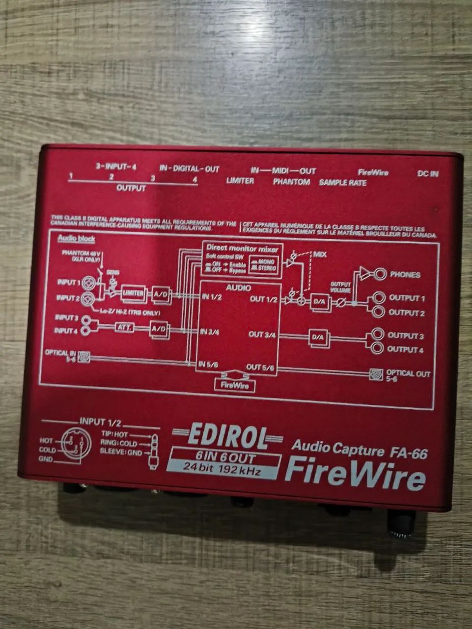 Interface de audio Roland edirol FA 66 - Foto 3