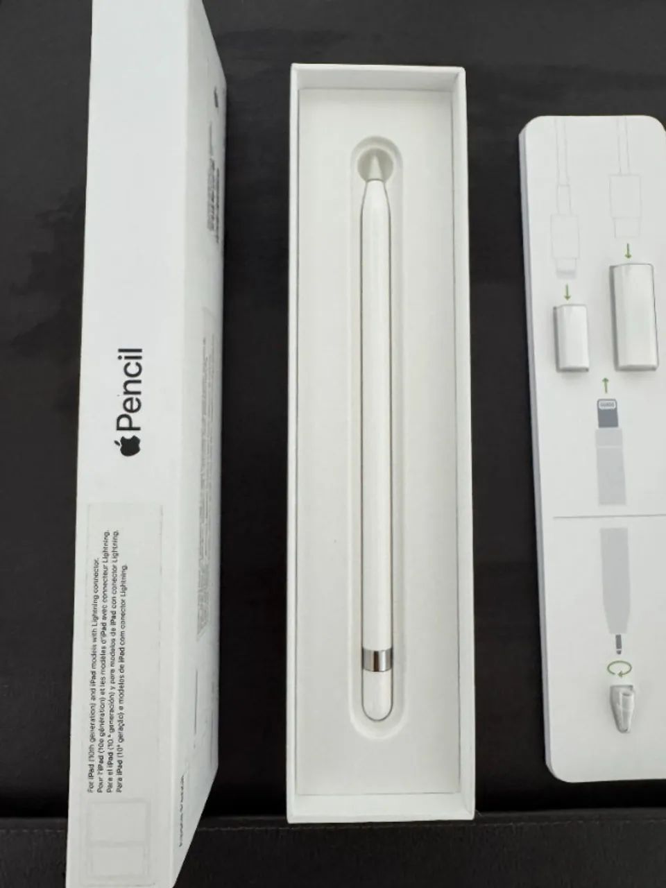 Pencil - 1a Geração - 2 Adaptadores - Oportunidade - USB-C