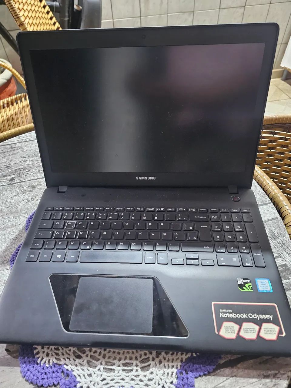 Notebook i7 Samsung odyssey (retirada de peças) - Foto 4