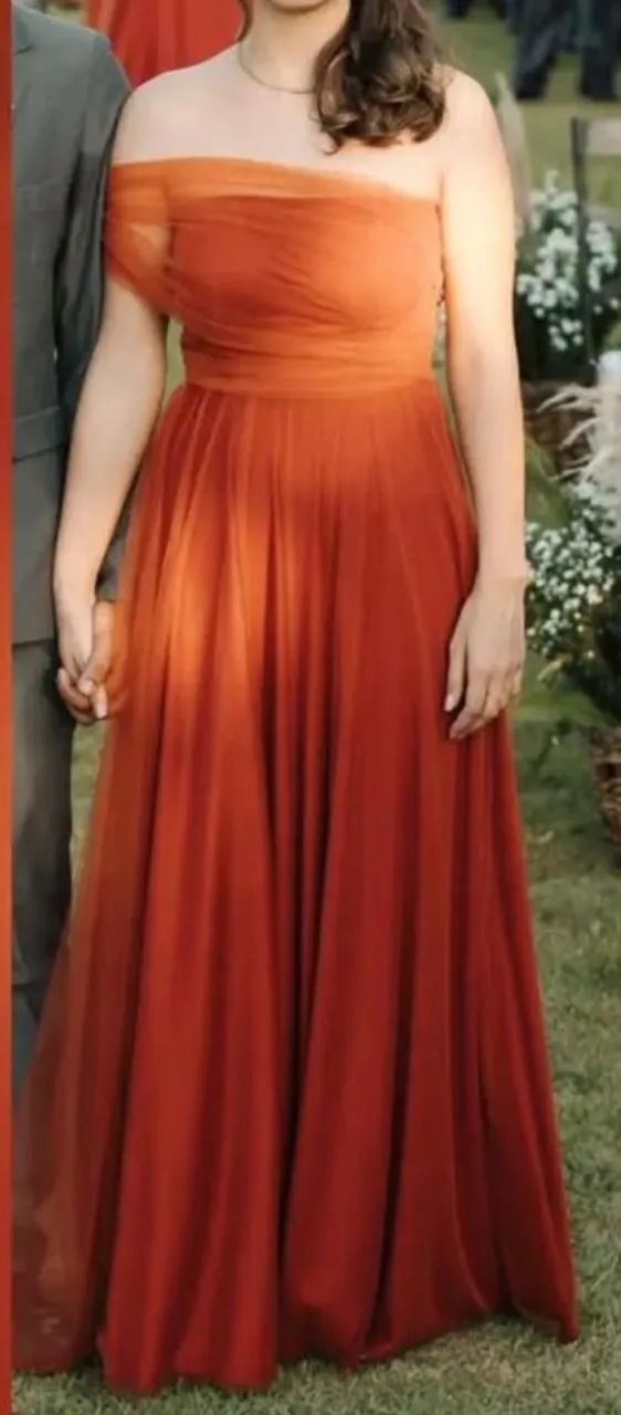 Vestido terracota 