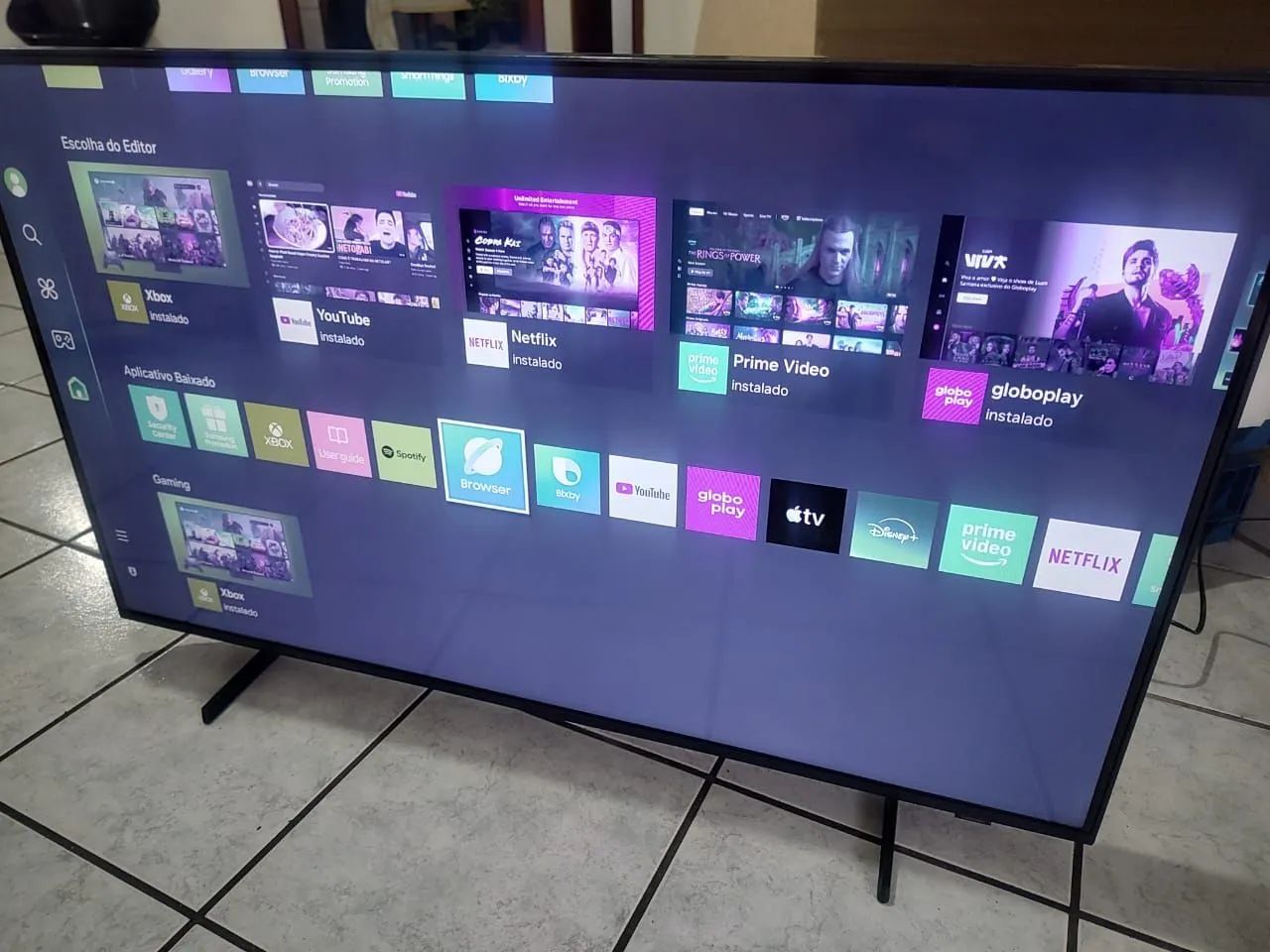 Tv smart 43" Samsung 4K wi-fi 5G bluetooth CMD de VOZ - Foto 2