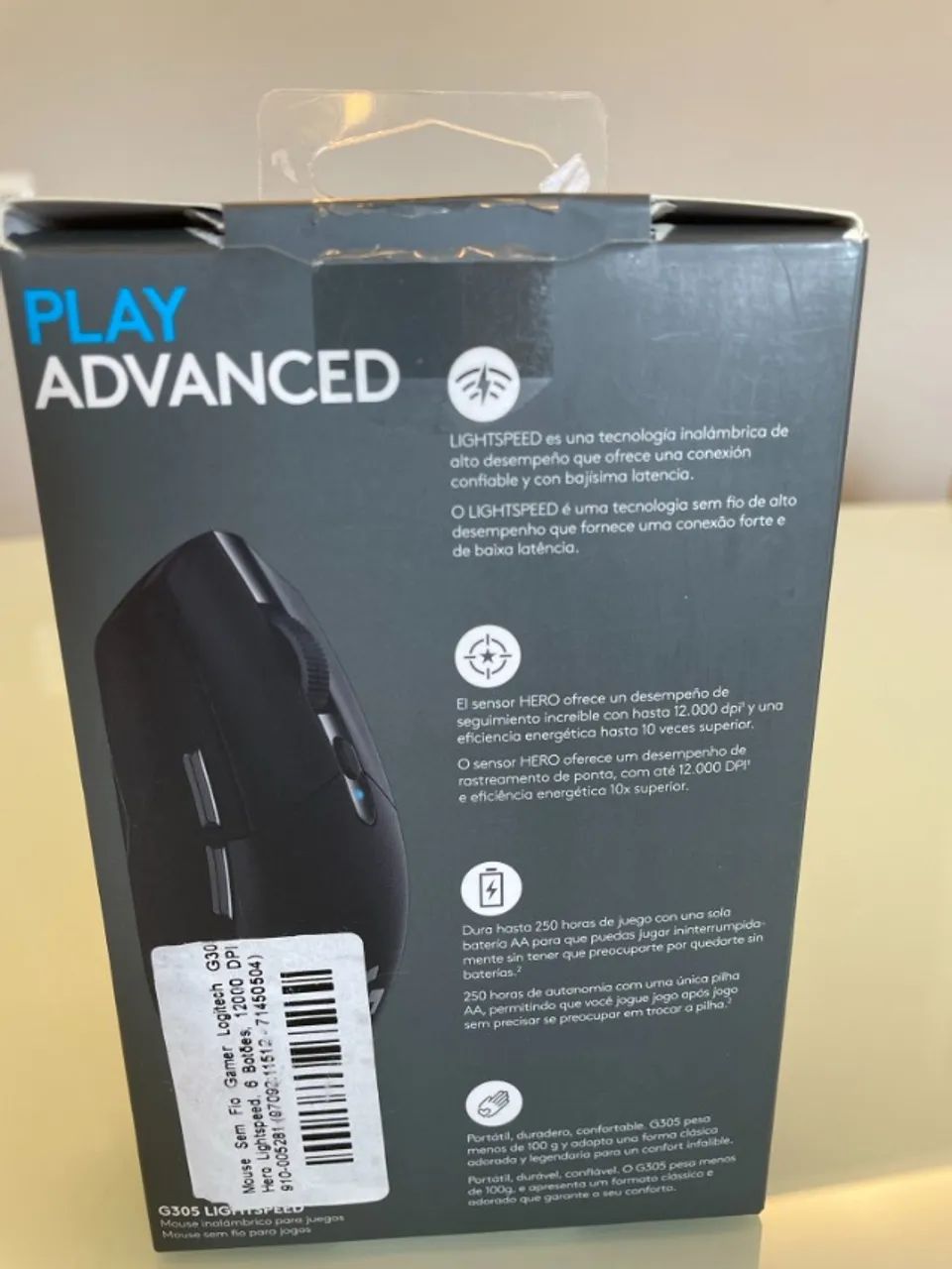 Mouse Gamer Logitech G305 Lightspeed - Foto 4