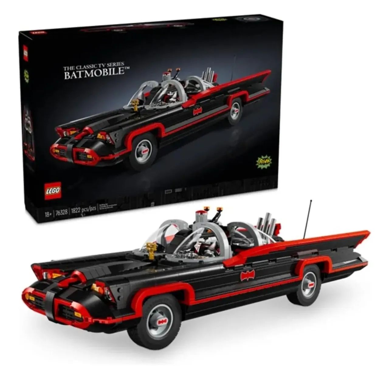 LEGO 76328 DC Batman O Batmóvel Clássico da Série de TV