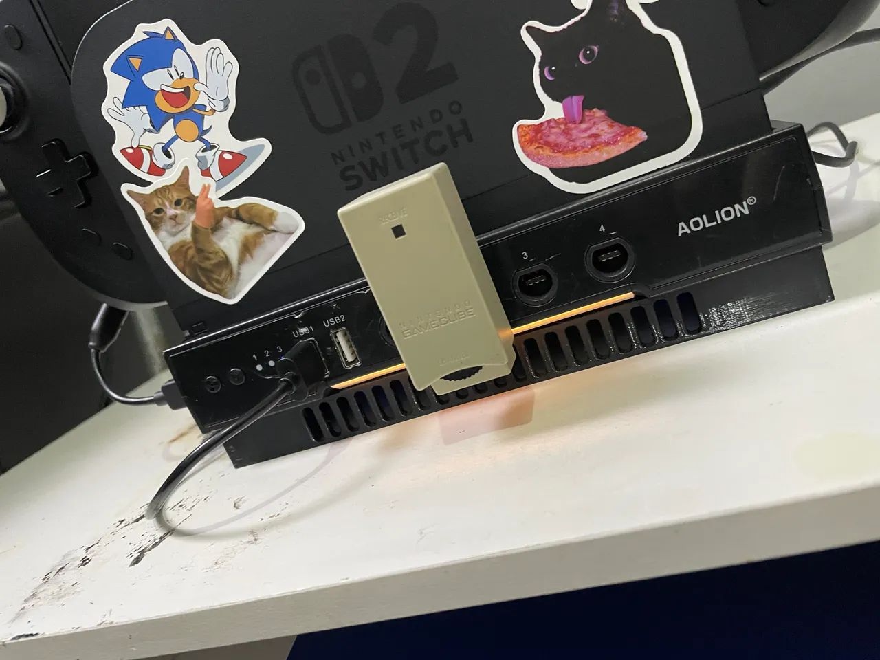 Dock game cube para Nintendo switch 2 - Foto 3