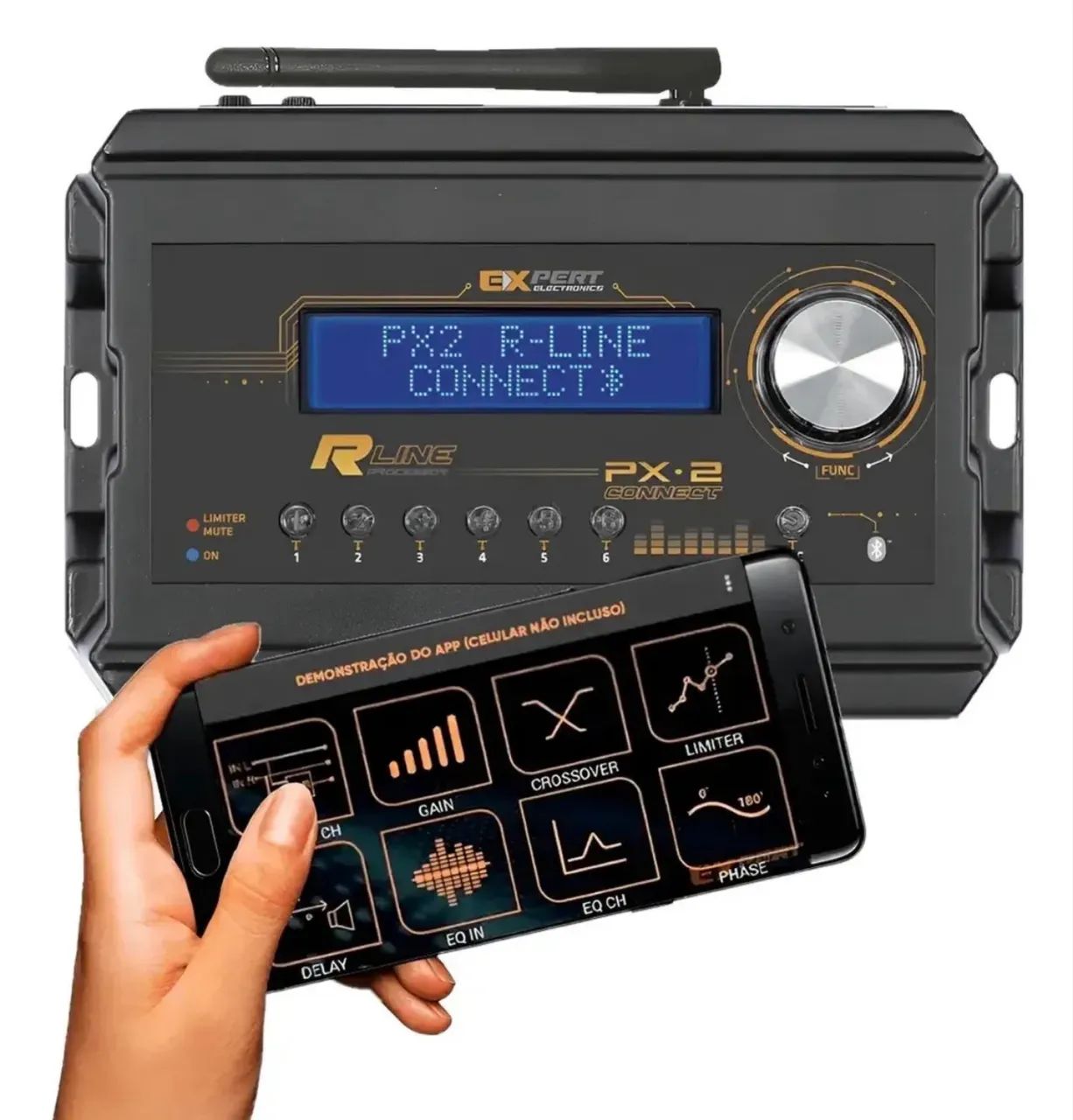 Processador de áudio Expert PX2 R line bluetooth  - Foto 2