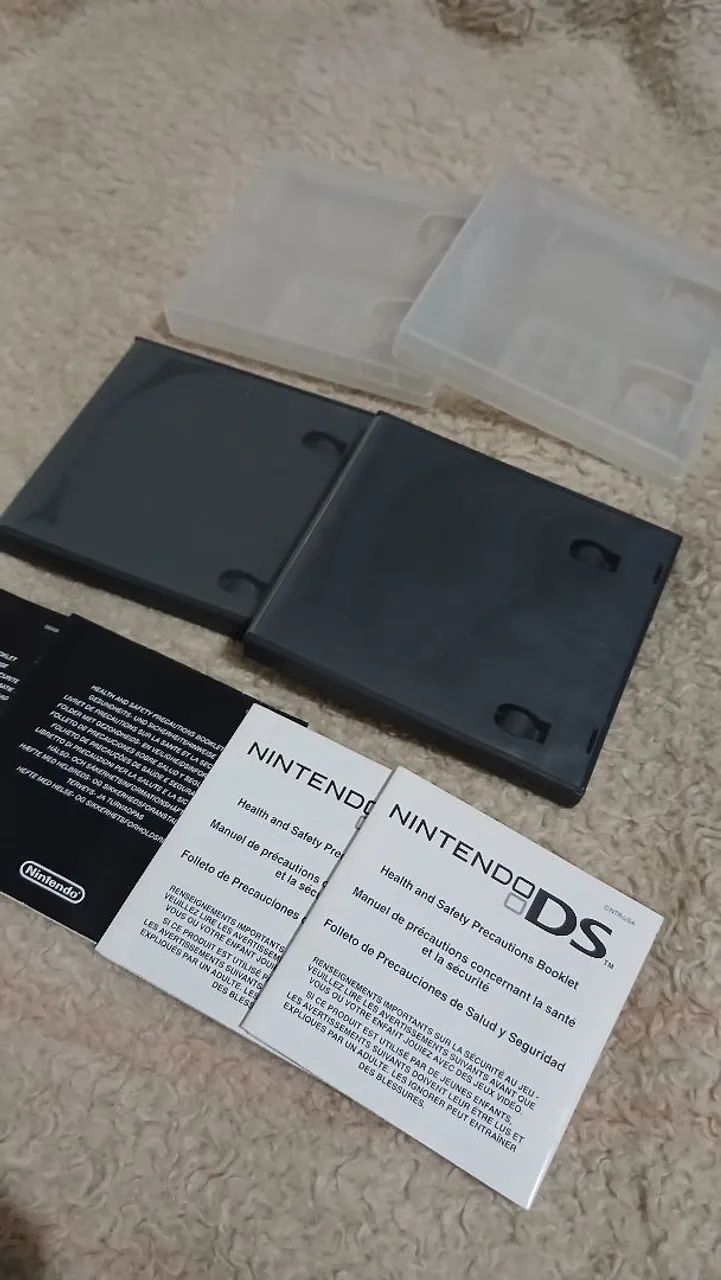 Capa Case Estojo Original com manual para Nintendo DS e Game Boy Advance GBA