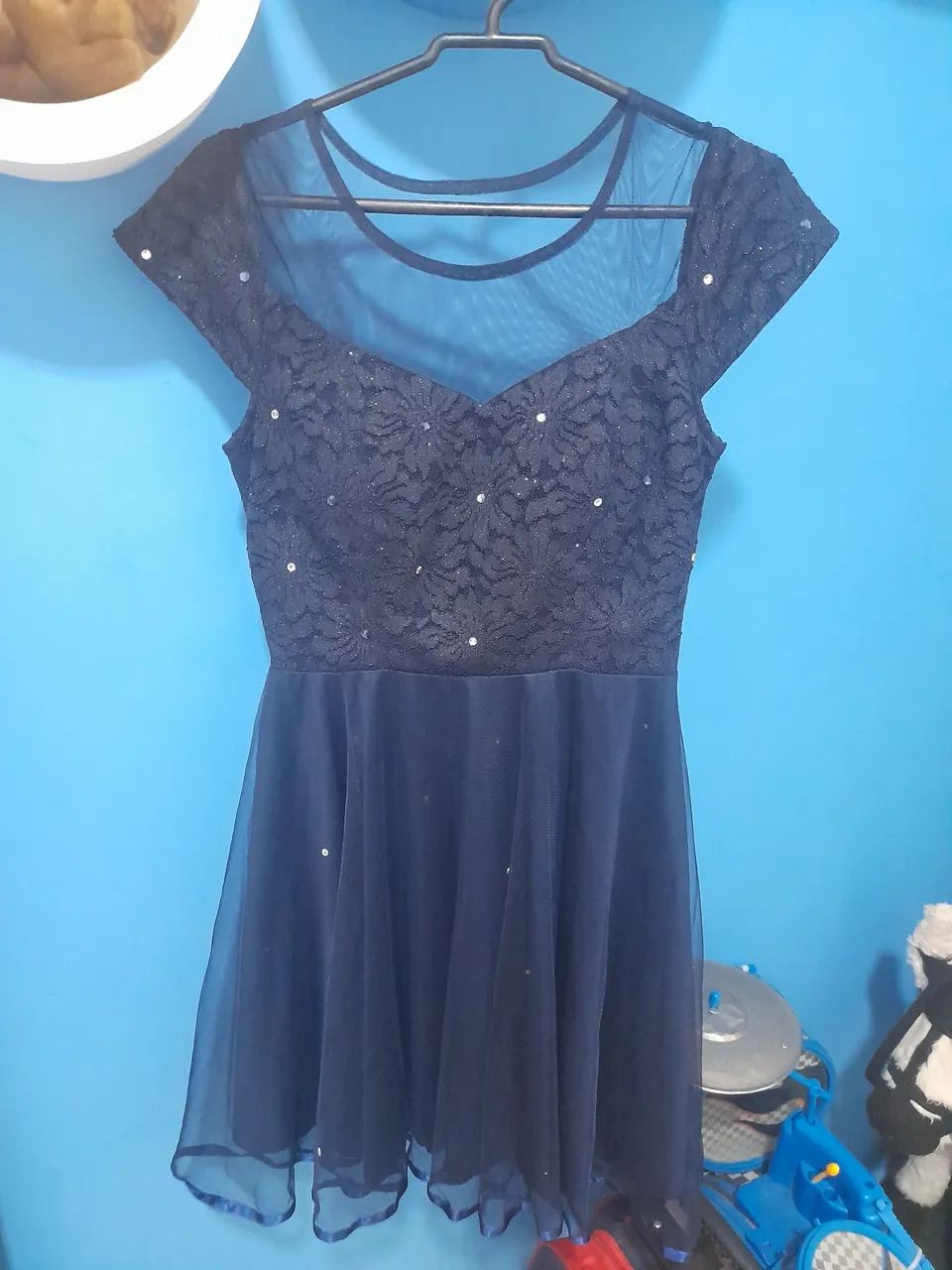 Vestido curto de festa